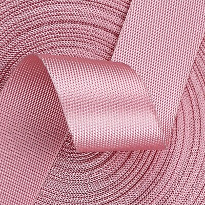 5 jardów 25mm nylonowa taśma taśma wstążka pasek obroża szelki plecak spinania szyta torba części torby: pink