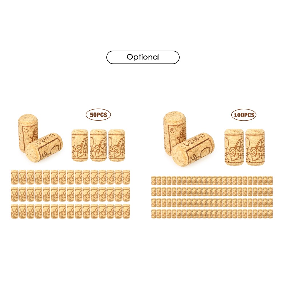 100 Stks/set Wijn Flessenstop 40*21Mm Set Van 100 Stuks Rode Wijn Fles Stop Eiken Rode Wijn fles Stop Eiken Wijn Kurken