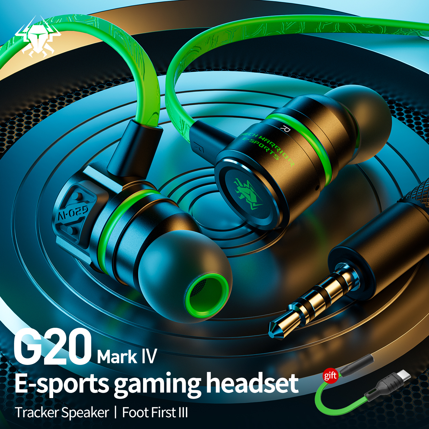 Razer – écouteurs intra-auriculaires, casque d'écoute avec microphone, mains-libres, stéréo, tête de marteau, g2 Pro