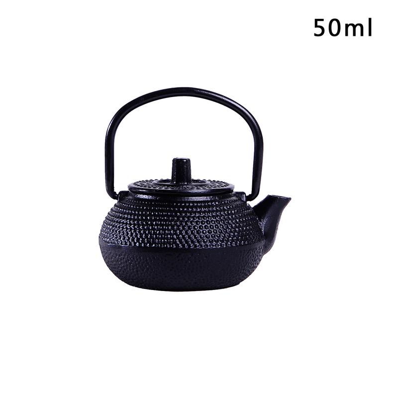 50ML/300ML/550ML/900ML Mini Cast Iron Kettle Teapot Tea Set: 50ml