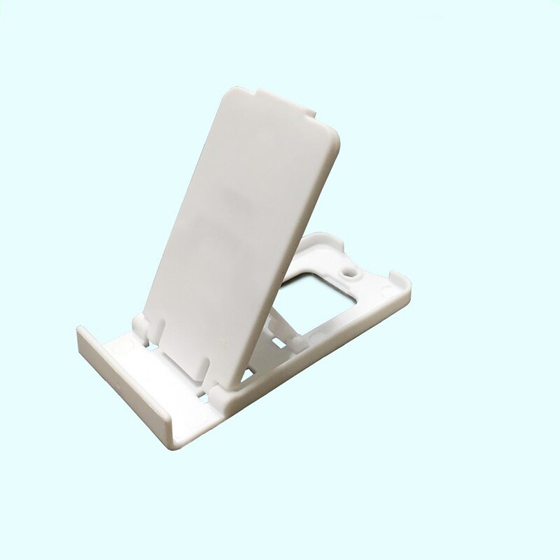 Phone Holder Cute Multi-function Adjustable Mobile Phone Holder Stand Lovely Portable Holders Stable Protective fold for iphone: White