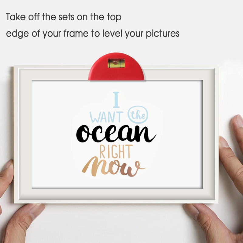 Picture Hanging Kit with Leveling Tool, Zero Measuring Required, Easily Hang Sawtooth, Picture Hanging Essentials