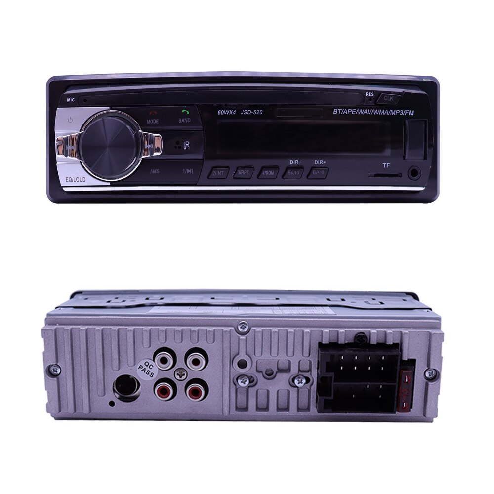 Multimedia  mp3 -speler 1 din autoradio autoradio met bluetooth fm muziek aux-ingang tijdinstelling usb u-schijf sd-kaart 12v