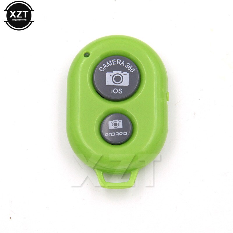Przycisk zwalniania migawki Bluetooth do akcesoriów Selfie Adapter kontrolera aparatu zdjęcie pilot do Selfie dla iphone X: zielony