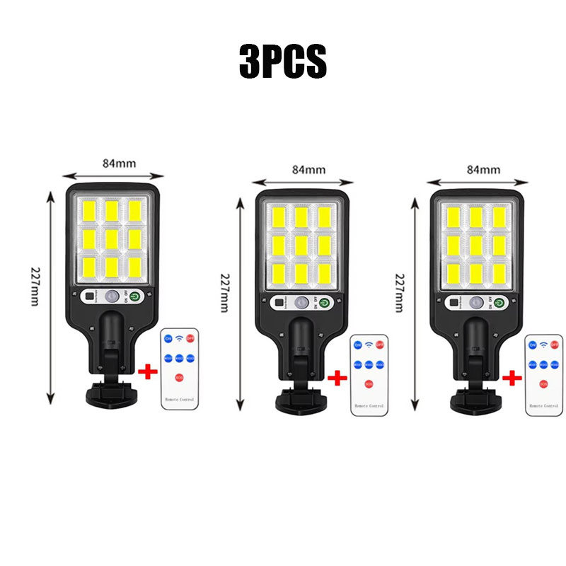 Led Solar Outdoor Remote Control 3 Modes Led Courtyard Wall Lamp Garden Terrace Garage Human Body Induction Door Street Lighting: ROSE