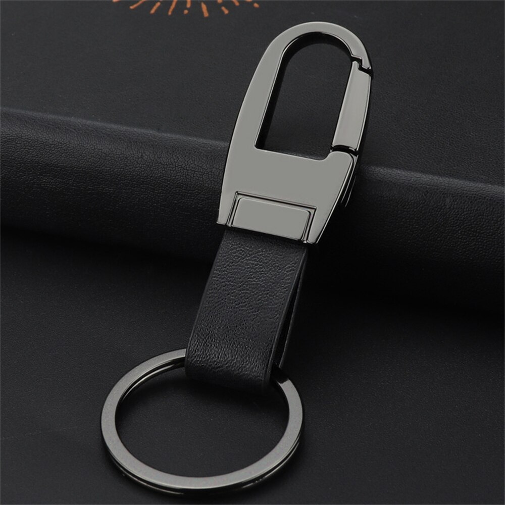 Mode Lederen Auto Sleutelhanger Mannen Metalen Taille Opknoping Sleutelhouder Beste Cadeau Sleutelhanger Accessoires: I