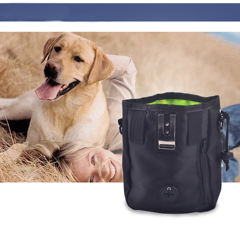 Pet Dog Training Treat Bags Portable Detachable Doggie Pet Feed Pocket Puppy Snack Reward Interactive Waist Feeder Bag