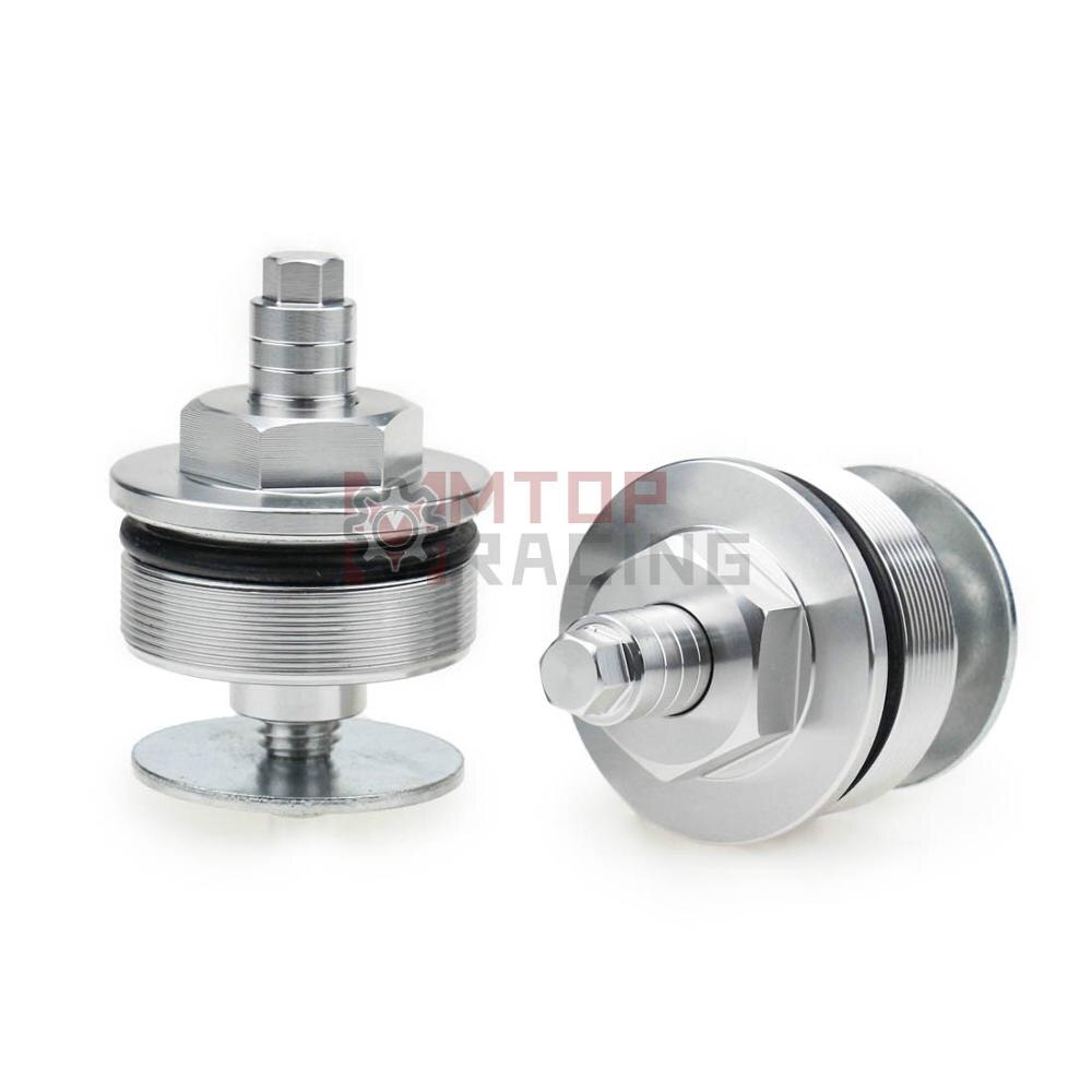 Tapas de horquilla de precarga para Honda XRV650, doble África, 43mm, tornillos de horquilla hexagonales ajustables