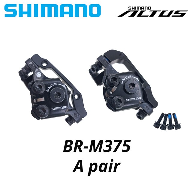 Shimano br -m375 mekaaniset levyjarrusatulat acera alivio deore hartsityynyillä  m375 tx805 jarrusatula ilman  g3 rt20 rt26 roottoria
