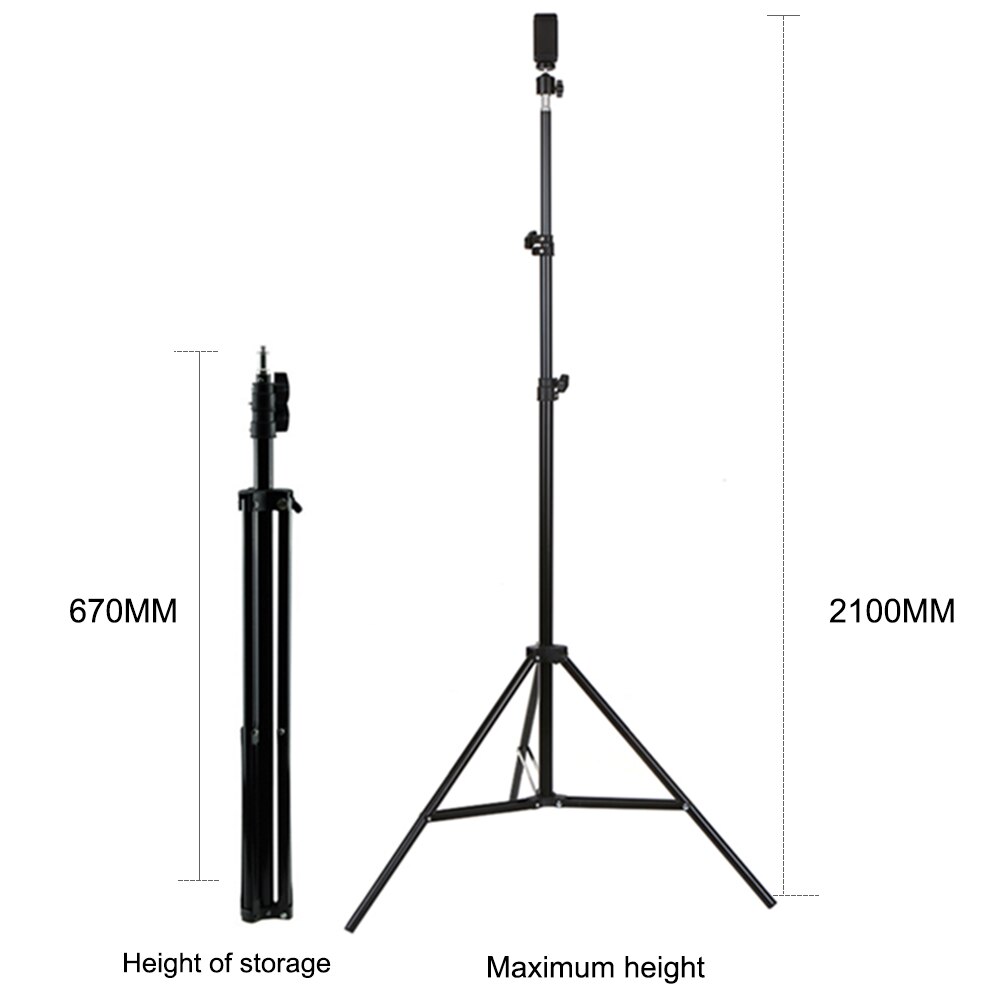 Trípode de luz Para fotografía de 50/160CM, Trípodes Para estudio fotográfico, fondos Para Movil, iluminación de vídeo, estudio