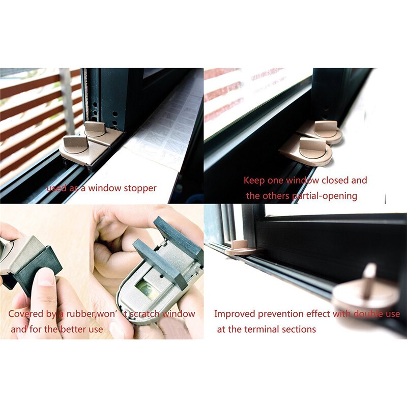 Adjustable Sliding Sash Window Stopper Cabinet Locks Doors Security Anti-theft Lock Window Sliding Door Child Safety Doors Lock