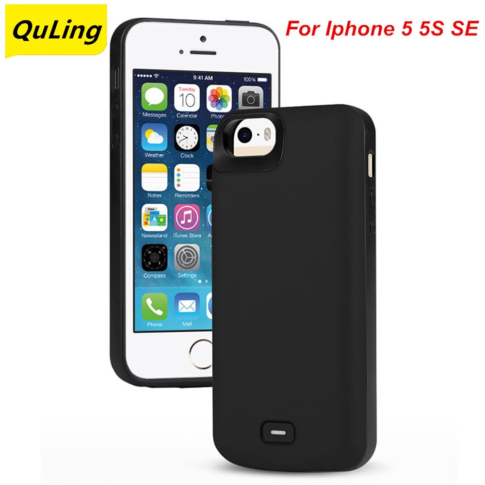 QuLing 4000 Mah For IPhone 5 5S SE Battery Case Battery Charger Bank For IPhone 5 Power Case