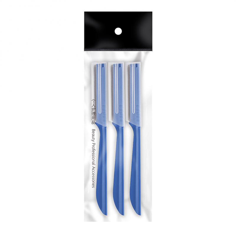 Wenkbrauw Trimmer Wenkbrauw Scheermes Scheerapparaat Blade Eye Brow Shaper Gezicht Scheermes Facial Hair Remover Voor Vrouwen Beauty Makeup Tools: Koper