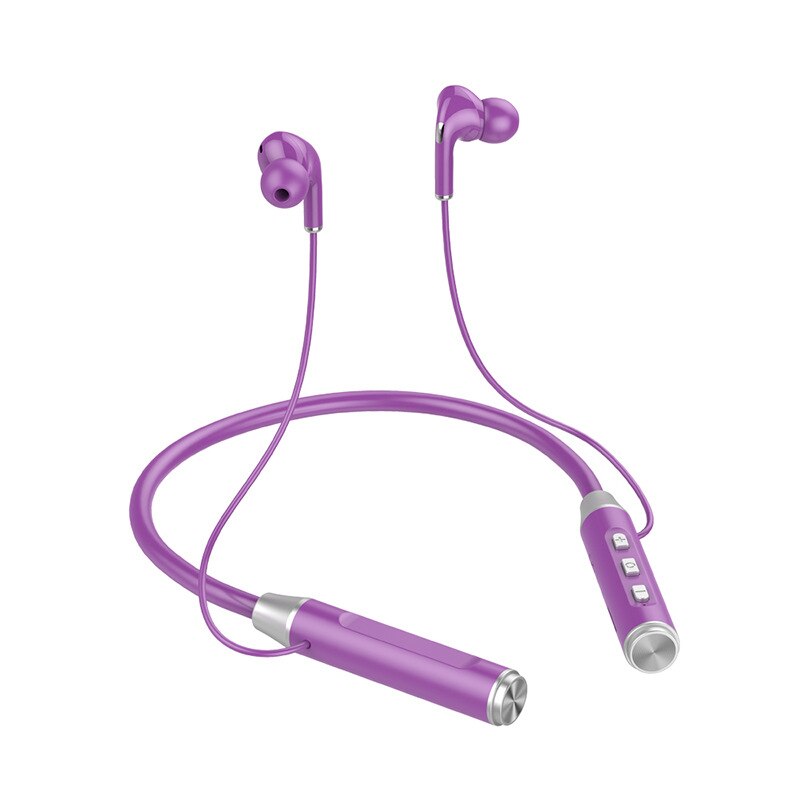 ultra-long battery life hanging neck bluetooth earphone wireless in-ear neck hanging magnetic sports bluetooth headphones