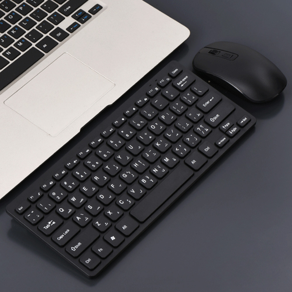 2025 heißer Arabisch Tastatur Drahtlose Maus Für Spiel PC Player TV Arabisch Tastatur und Maus Set 78 Tasten Gaming Tastatur