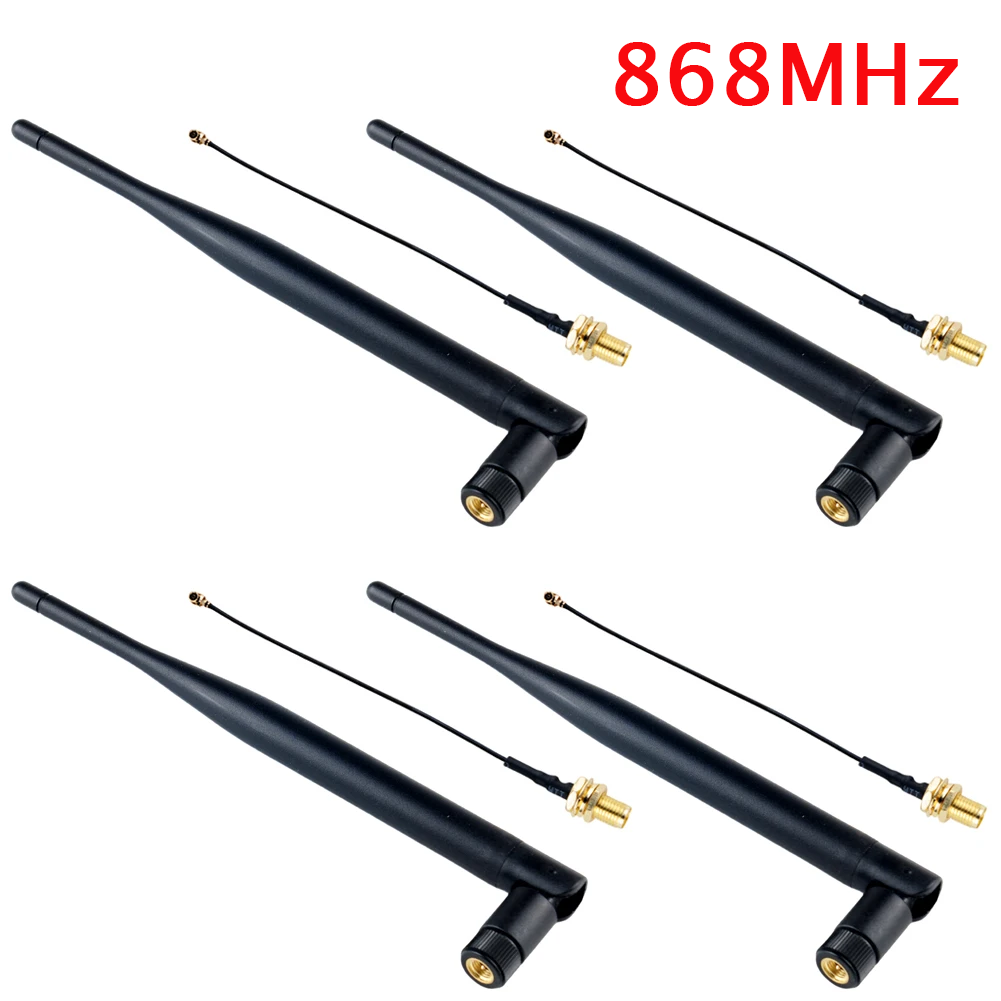 Lora Antenne 868Mhz/915Mhz 5dbi Sma Mannelijke Met Ipex Extenstion Kabel Omni-Directionele Voor Meshtastic Lora 32 V3 Lorawan1/2/4 Stuks: Navy