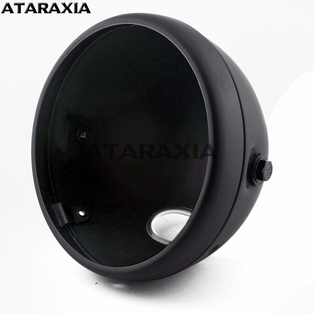 Couvercle de phare de moto, support de montage réglable, coque de phare phare LED, 7 pouces 7 pouces phare LED: Headlight Housing