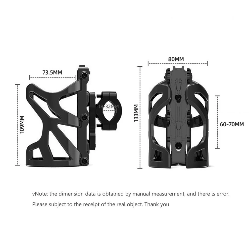 1Pc Motorcycle Universal Drink Holder Bike Water Cup Bottle Holder Motorcycle Bike Modification Decoration Supplies Accessories