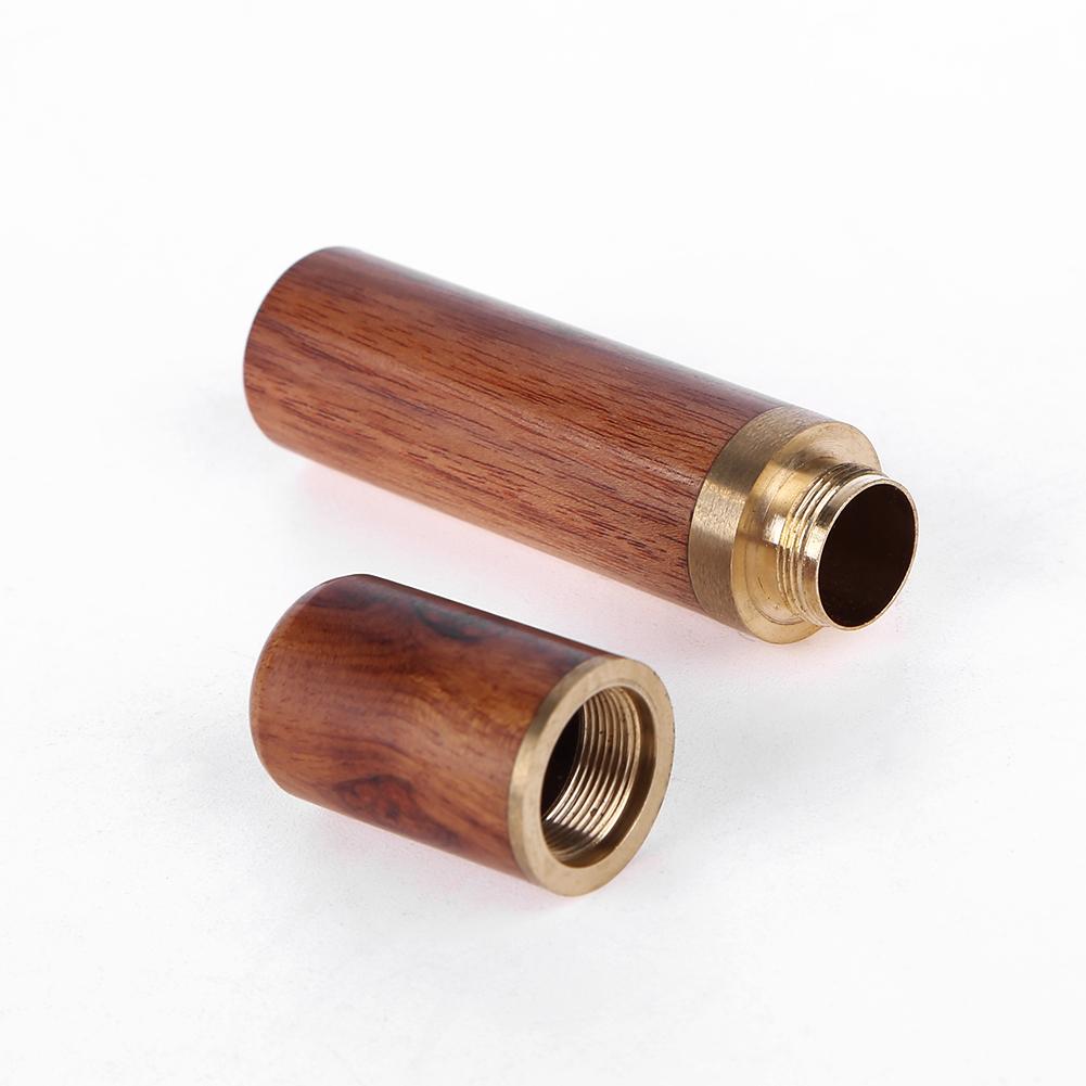Hand Naaien Naalden Opslag Buis Diy Houten Doos Lederen Breien Borduren Gereedschap Naaien Naald Houder Storage Case