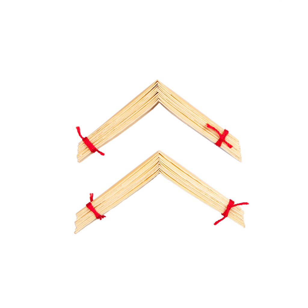 20PCS Oboe Reeds Canes Gouged Shaped Folded Oboe Cane For Oboe Reeds Maker