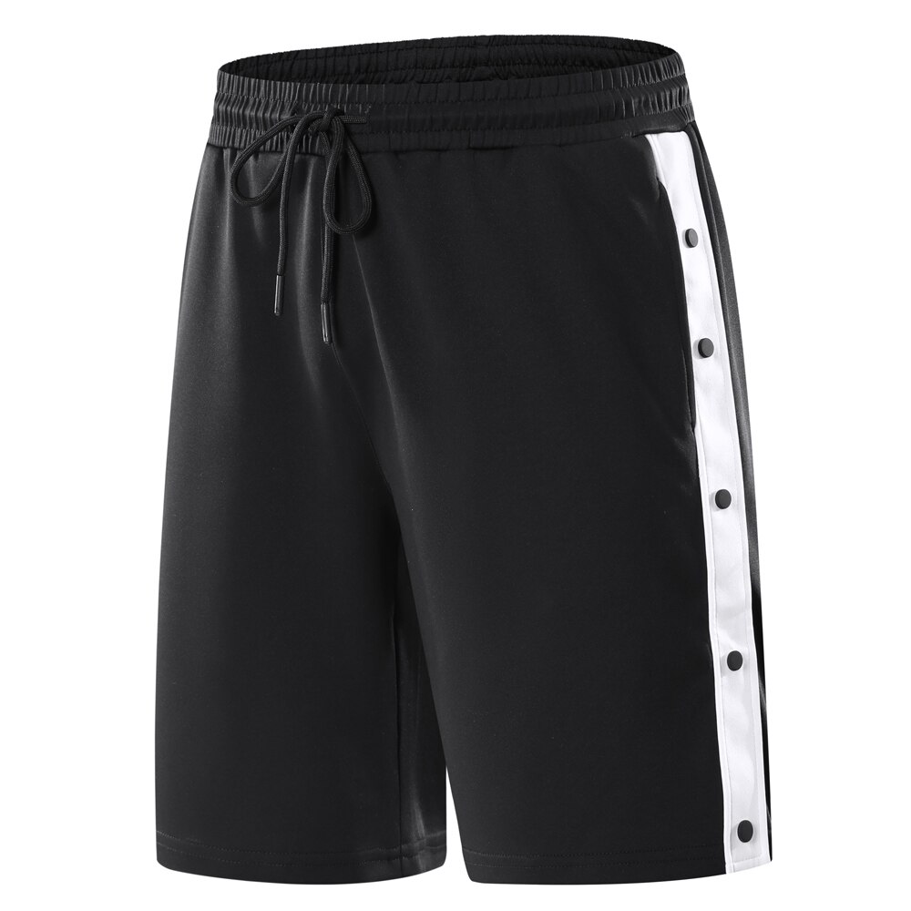 Men's Tear Away Basketball Pants & Shorts Loose Fit Active Workout, Training Tearaway: S / shorts black
