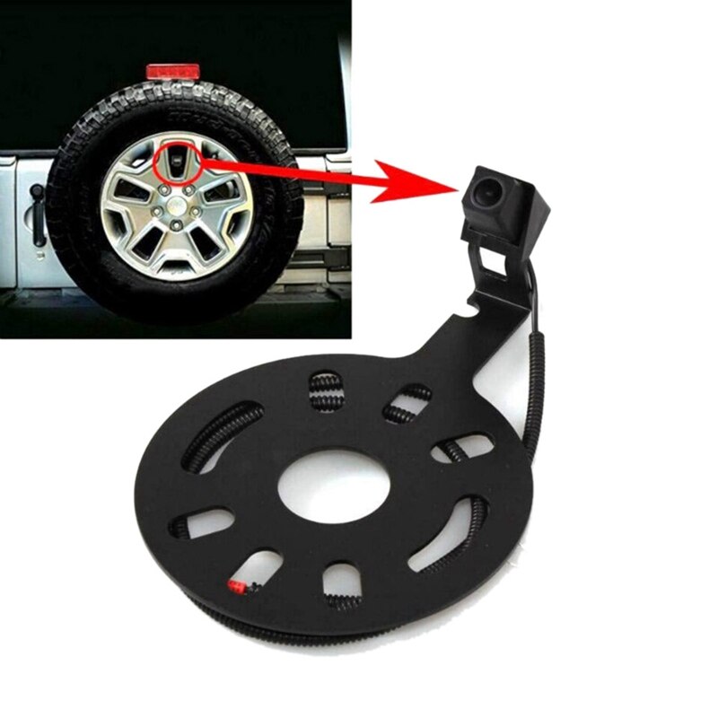 Car Rear View Camera Waterproof Backup Camera Spare Tire Mount Reversing Parking for Jeep Wrangler 2007
