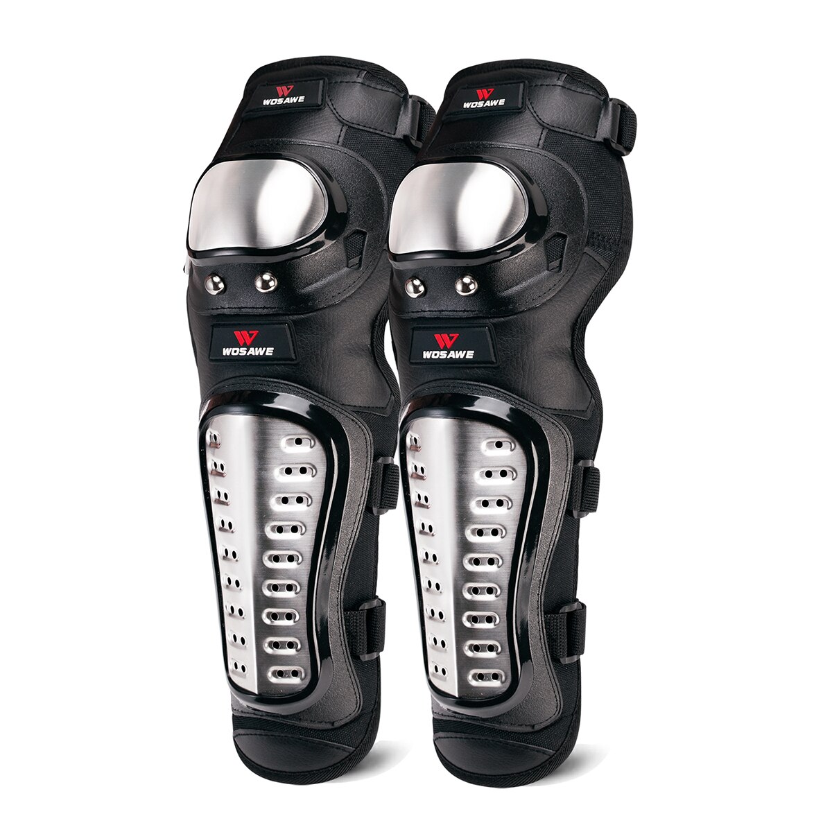 WOSAWE-Chaleco de protección para motocicleta, armadura de seguridad sin mangas para deportes al aire libre, equipo de protección para el pecho: Kneepads