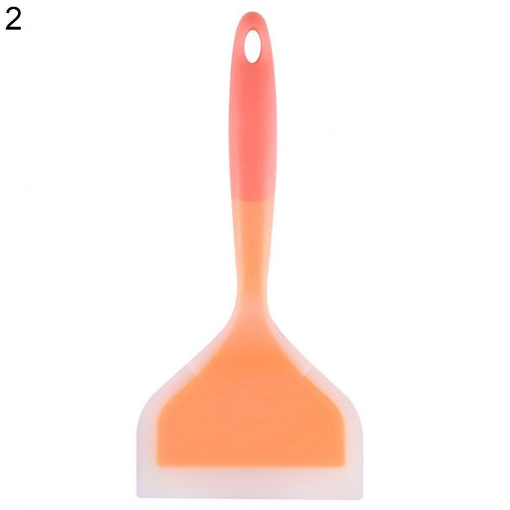 Silicone Kitchenwares Cooking Utensils 10 Styles Spatula Frying Pan/Nougat Shovels Kitchen Scraper Wide Pizza Cooking Tools: 2
