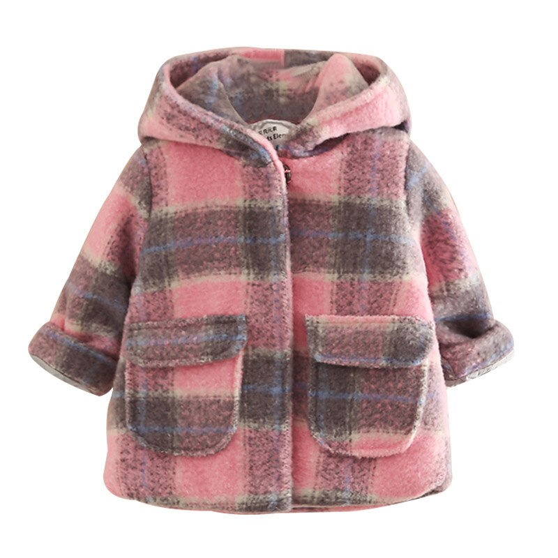 Stijl Meisjes Herfst En Winter Uitloper Jas Kid 'S Winter Warme Jas Kinderen Dikker Kleding QL3