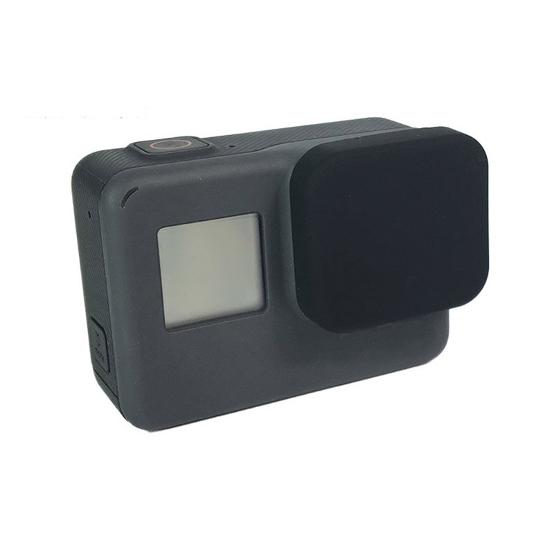 Cristal templado lente pantalla LCD Protector para Go Pro Gopro Hero 5 6 7 Hero5 Hero6 Hero7 Cámara tapa de la lente Protector Film Set: Lens cap / for Gopro5