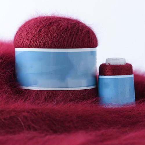 50g + 20g Zachte Nertsen Fluwelen Wol Garen voor Hand Breien Luxe Lange Pluche Wol Kasjmier haak Garen Voor Fall Winter
