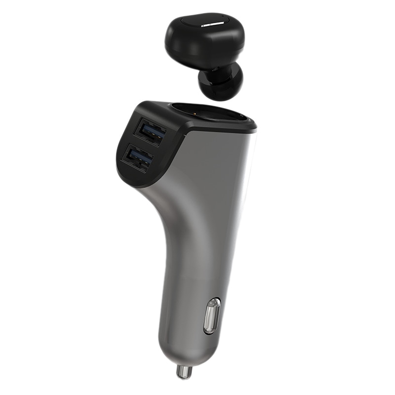 Car Bluetooth Headset Bluetooth Car Kit Bluetooth Handsfree Car MP3 Player Bluetooth V4.2 Support TF/U Disk Music Car Charger