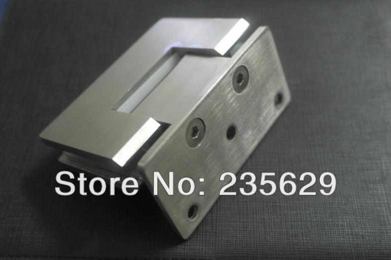 , 90 degree Stainless Steel shower clamp, shower hinge,glass clamp,Satin finished, Easy installation,durable