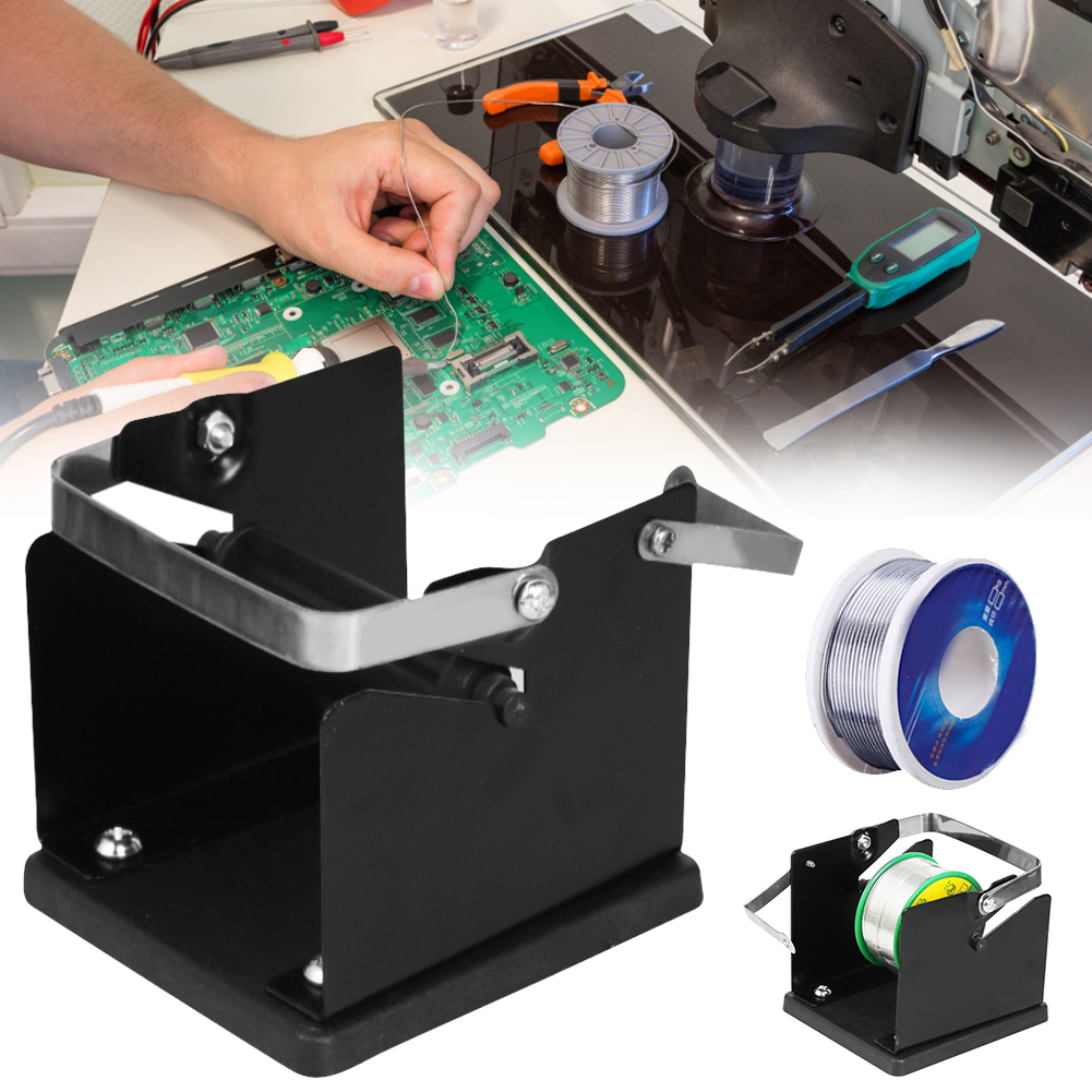 Solder Wire Stand Durable Adjustable Solder Reel Dispenser Holder Tin Management Spool Welding Tools Accessories