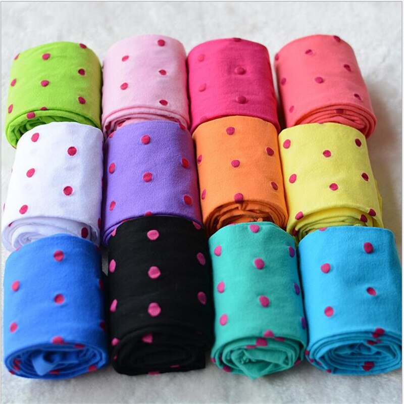 1 Paar Willekeurige Baby Meisje Bloem Fluwelen Legging Kinderen Snoep Kleur Leggings Meisje: Default Title