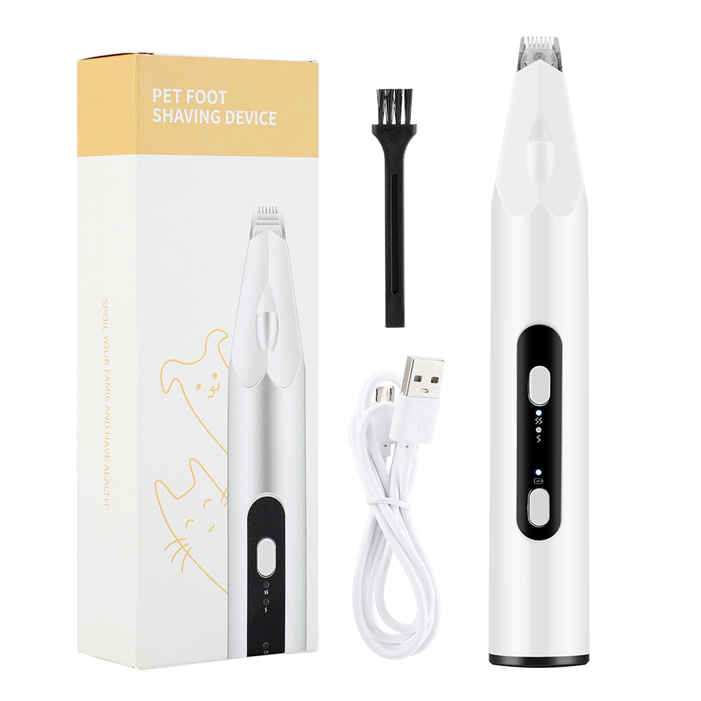 Hond Clippers Professionele Huisdier Voet Tondeuse Hond Grooming Hond Shear Butt Ogen Oor Haar Snijder Machine Met Kat moss Lamp: Pet Trimmer