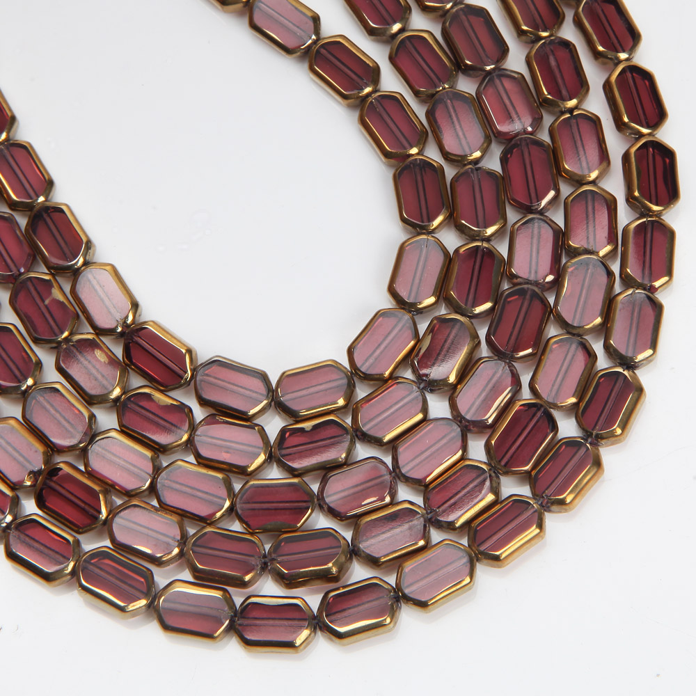 28PCS 6*9mm Ellipse Glass Beads for Jewelry Making Bracelets Charms for Jewelry Making Supplies DIY Pendants Accessories: Pink