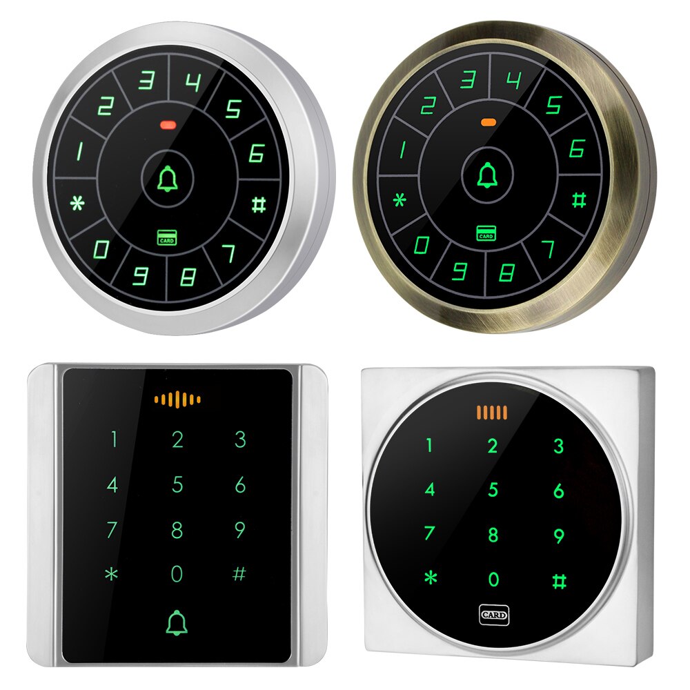 125KHz Access Control Keypad RFID Keyboard Touch Metal Waterproof Access Controller Wiegand 26/34 for Door Access Control System