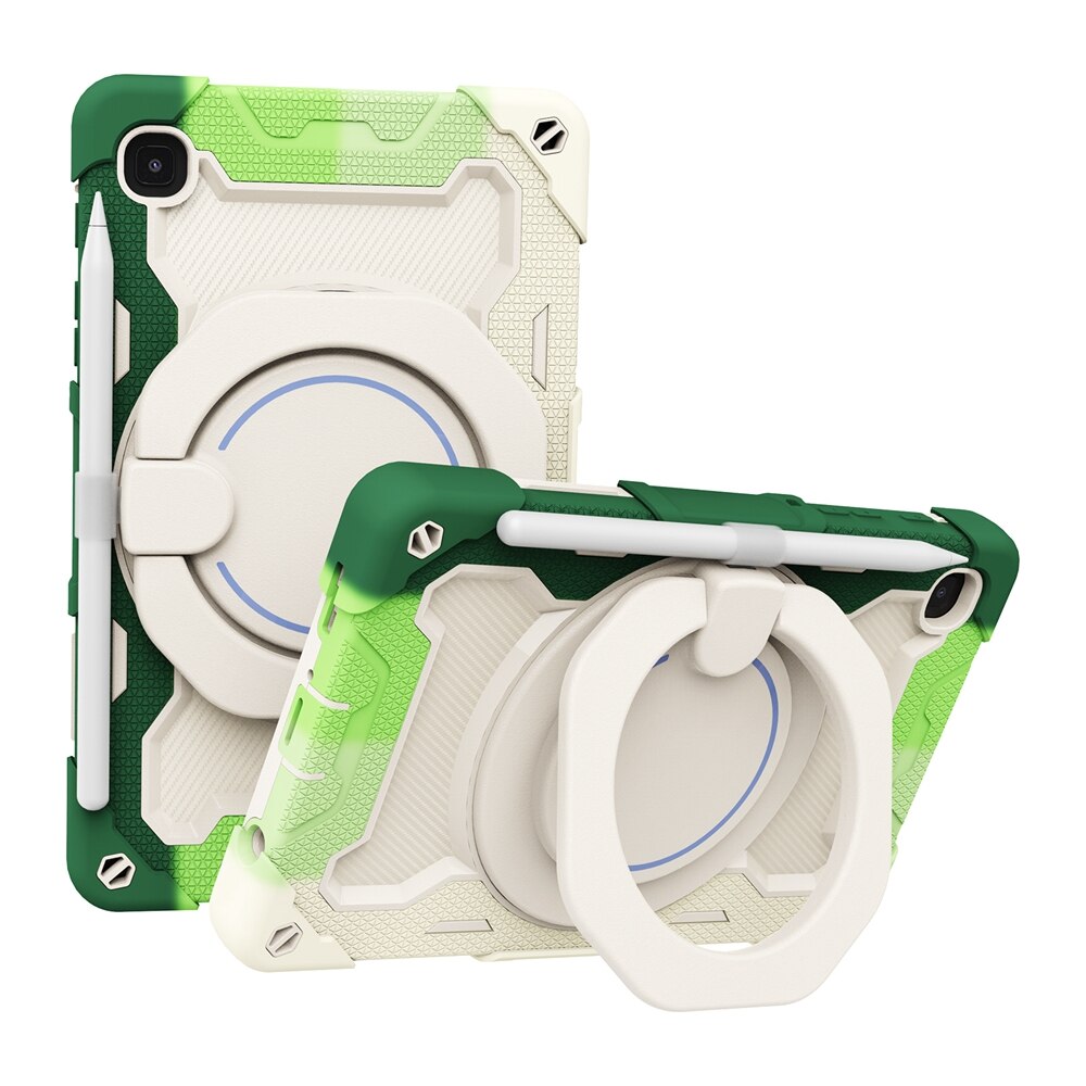 Kids Case for Samsung Galaxy Tab A7 Lite Case 8.7 Inch SM-T220 T225 Tablet Protective Cover with 360 Rotation Handheld Funda: green