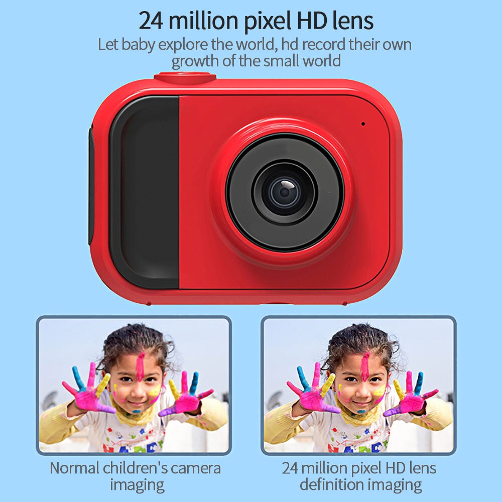1080p kindercamera's, videocamera, 1080p cartoon selfiecamera's, speelgoed, vroegschoolse educatie, speelgoed, 1080p digitale camera's voor kinderen, fotocamera