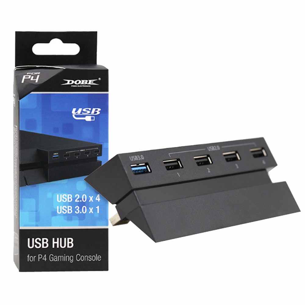 5-Port USB Hub for PS4 High Speed Charger Controller Splitter Expansion Adapter 5-Port USB Console Hub For PS4: Default Title