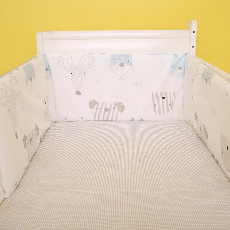 Pasgeborenen Baby Bed Bumpers Cot Wieg Rond Kussen Veiligheid Protector Kinderen Bed Kussens Beddengoed BWZ007