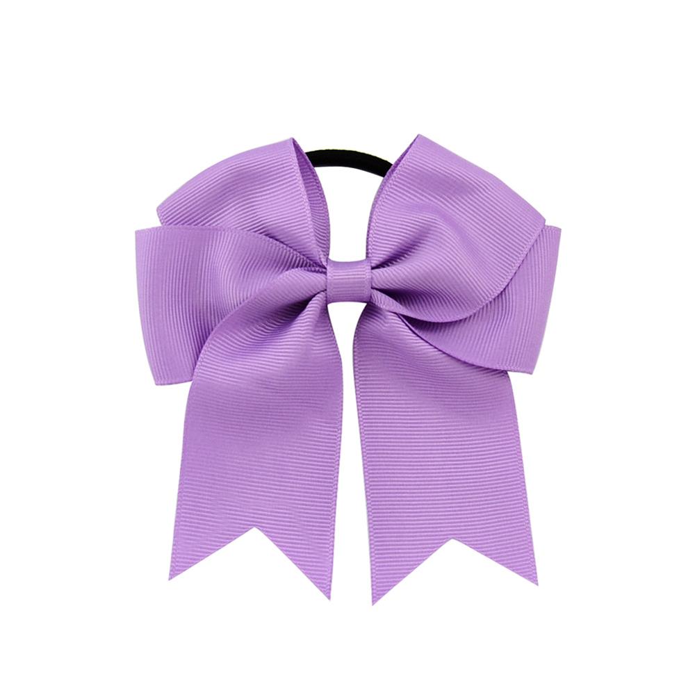 Faixa elástica de cabelo de 4.5 polegadas, faixa de borracha lisa de gorgorão, para crianças, 1 peça: 5