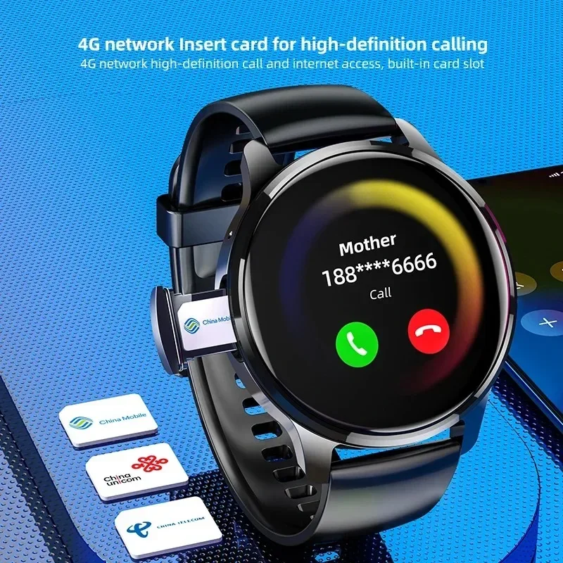 2025 P68 4G android zegarek Smartwatch Polskie menu 466*466 Amoled z 500W podwójny aparat fotograficzny serce GPS WIFI 4GB+128GB Bluetooth wskaźnik