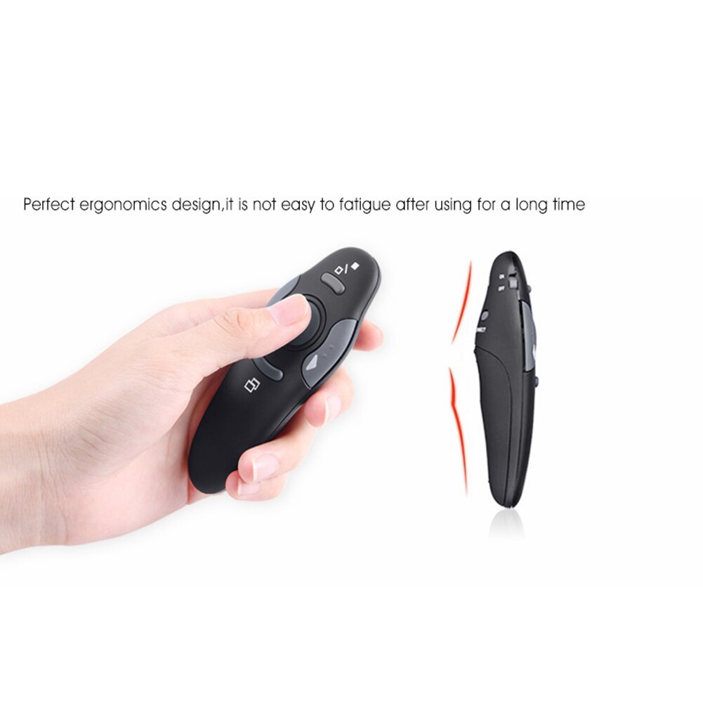 2.4GHz USB Wireless Presenter Pen Multi-function Wireless Presenter PPT Remote Clicker for PowerPoint Presentation