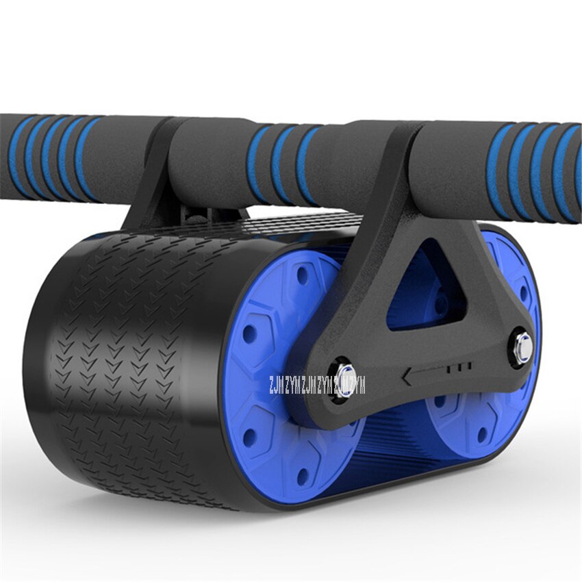 Rebound Power Roller Double Wheel Ab Coaster Low Noise Abdominal Muscle Wheel Home Gym Abdomen Trainer Indoor Fitness Equipment