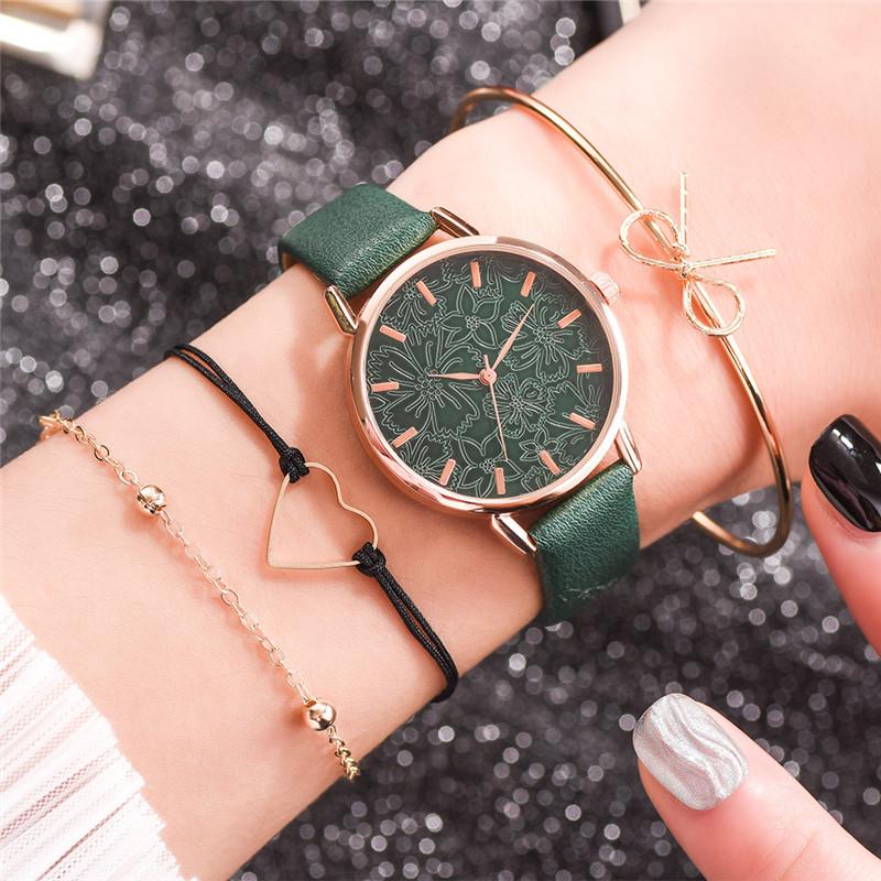 Minimalistische Horloges Vrouwen Mode Zwarte Vrouwelijke Quartz Klok Casual Dames Vintage Leather Horloges Zegarki Damskie
