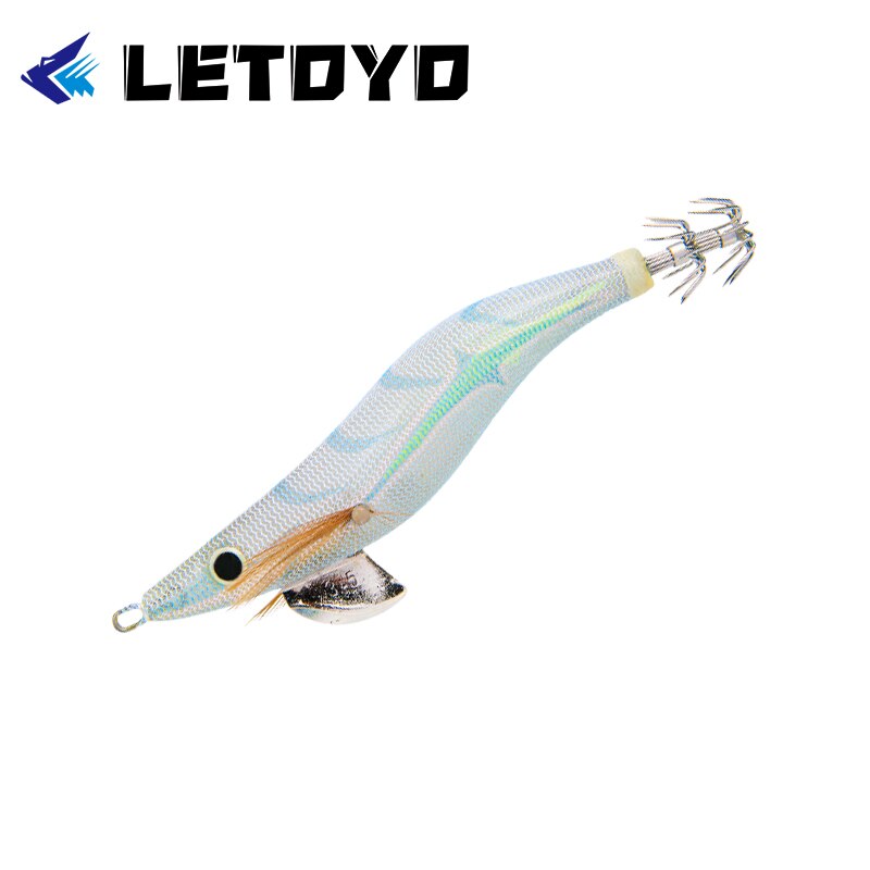 LETOYO 3.5 #18.5g 110mm Luminous przynęta na kalmary Search grzechotka przynęta na kalmary ging dla połowów morskich przynęta przynęta ośmiornica mątwy kałamarnica hak