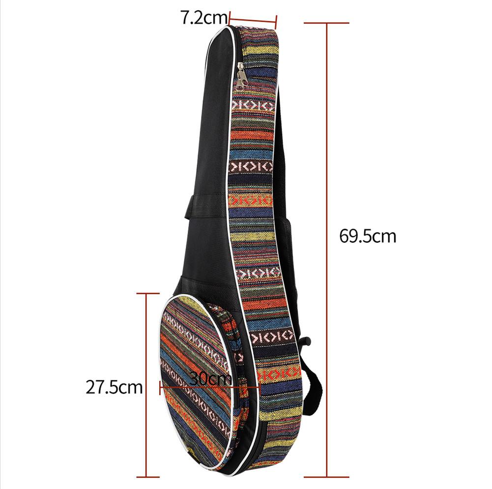 Mc62 mandolin taske bomuldspolstret fortykket organizer bærbart guitar opbevaringstaske cover musikinstrument tilbehør til rejser