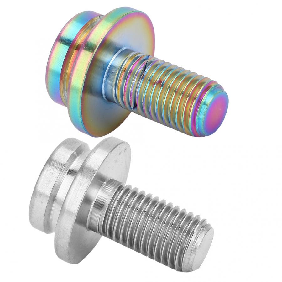 Bicycle Bottom Bracket M8*15mm Mountain Road Bike Crank Bolt Bottom Bracket BB Axle Screws Kit with Dust &